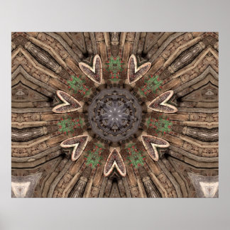 Póster Grotto del poster del corazón