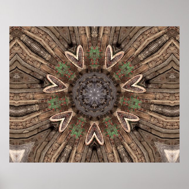 Póster Grotto del poster del corazón (Frente)