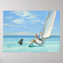 Ground Swell - Edward Hopper Nautical Art Print