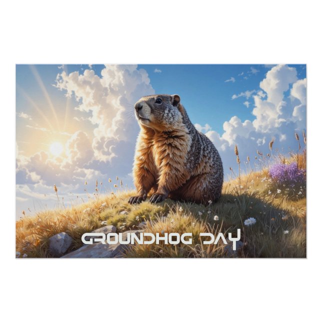 PÓSTER GROUNDHOG DAY (Anverso)