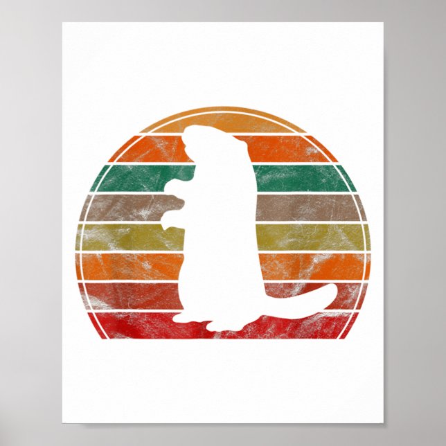 Póster Groundhog Day Shadow Puppet Funny  (Frente)