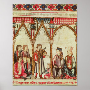 Póster Group of Troubadours