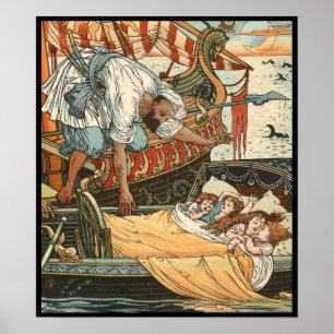 Póster Grúa de Gualterio - poster de princesa
