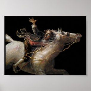 Póster Grúa de Ichabod del hueco soñoliento