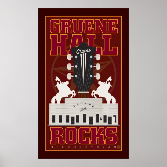 Póster Gruene Hall-Print (Frente)