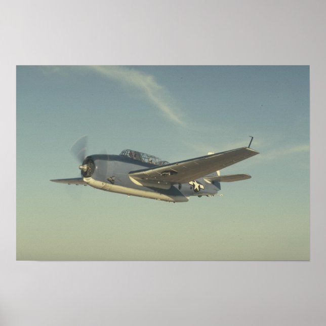 Póster Grumman TBM Avenger Chino Air Museum (Frente)