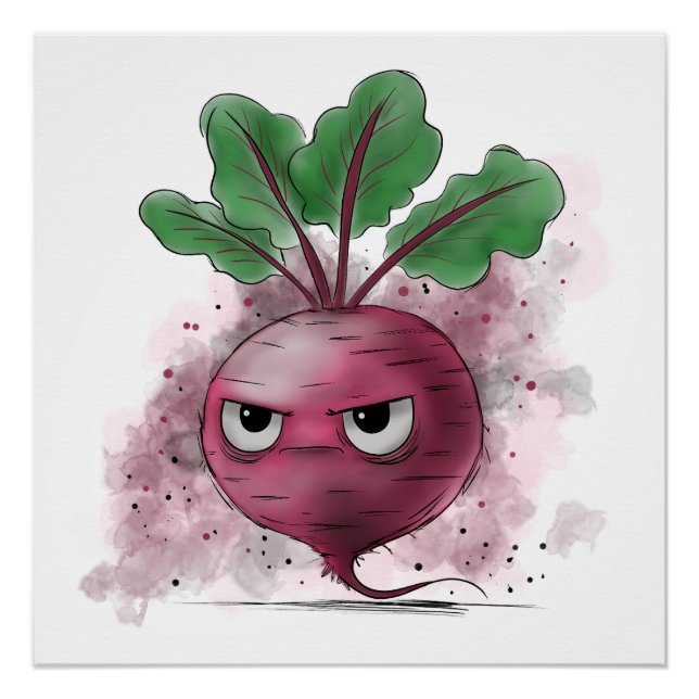Póster Grumpy Beet (Anverso)