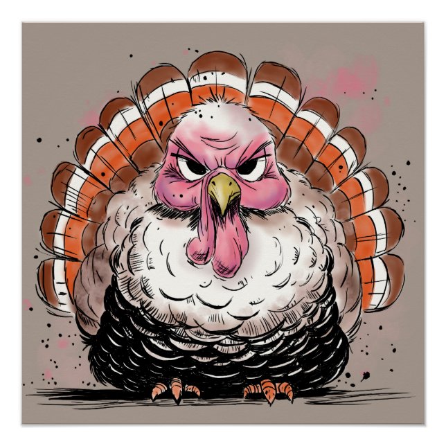 Póster Grumpy Turkey (Anverso)