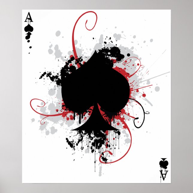 Póster Grunge Ace (Frente)