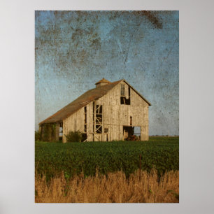 Póster Grunge Barn