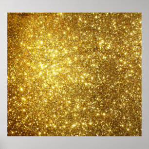 Póster Grunge dorado, ilustracion raster de alta resoluci