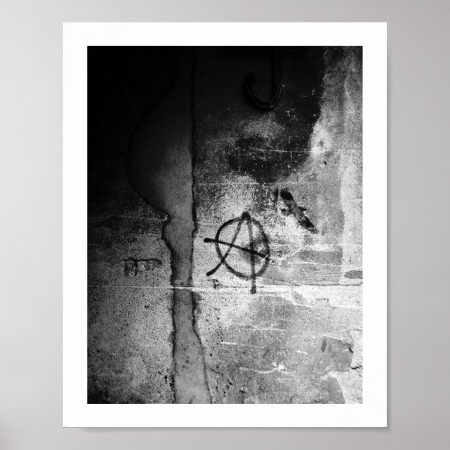 Póster Grungy City Wall Anarchy (Frente)