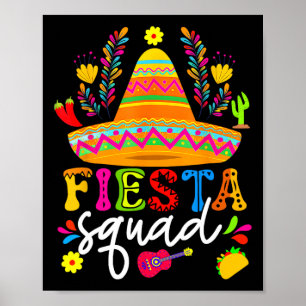 Póster Grupo A de coincidencia de familia Cinco De Mayo F