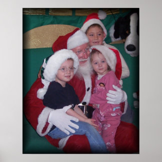 Póster grupo con santa 4