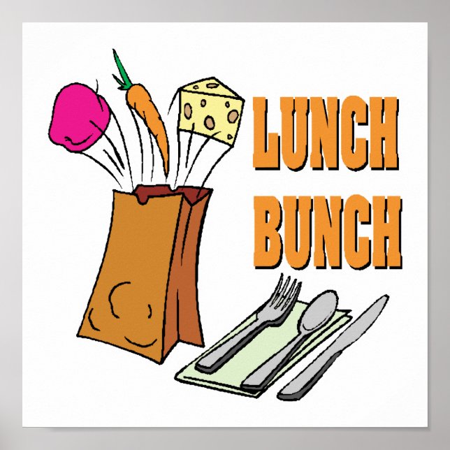 Póster grupo de almuerzo (Frente)
