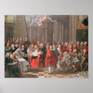 Póster Grupo de Caballeros Distinguidos Nacidos en Abbevi