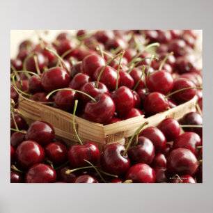 Póster Grupo de cerezas en punnett