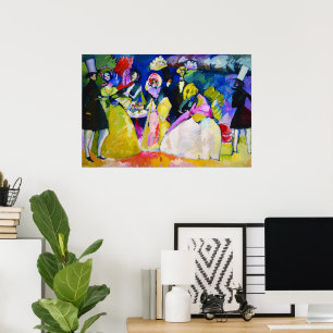 Póster Grupo de Crinolines por Wassily Kandinsky