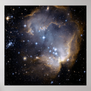 Póster Grupo de estrellas NGC 602.