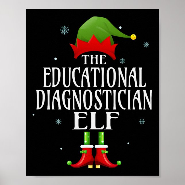 Póster Grupo de la Familia de Diagnóstico Educativo Elf (Frente)