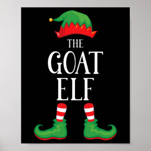 Póster Grupo de Matanza de Cabra Elf Navidad Familia Grac