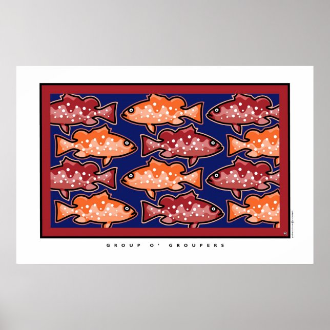 Póster grupo de meros (Frente)