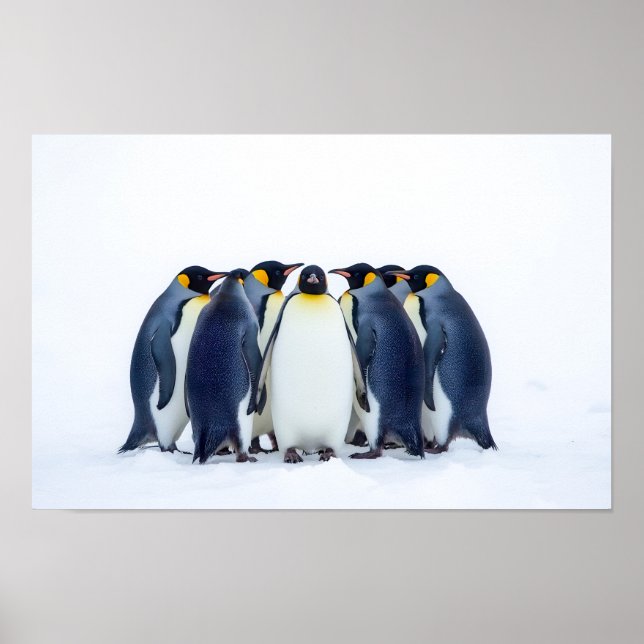 Póster Grupo de Pingüinos (Frente)