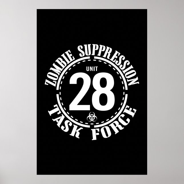 Póster Grupo de trabajo "Biohazard Zombie" (Frente)