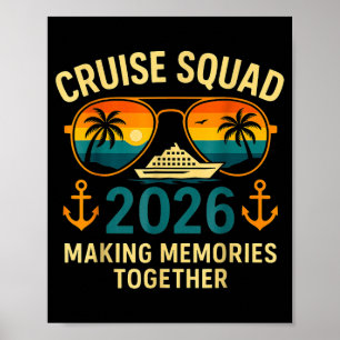 Póster Grupo de vacaciones familiares de Cruise Squad 202