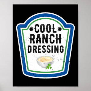 Póster Grupo divertido de Halloween Costume Ranch Dressin