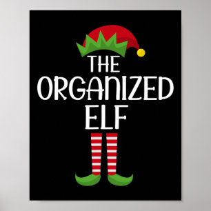 Póster Grupo Elf Que Coincide Con Xmas Familiares Vestir 