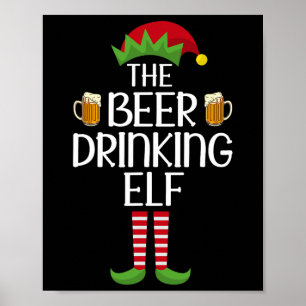 Póster Grupo Elf Que Coincide Con Xmas Familiares Vestir 