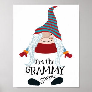 Póster Grupo familiar Gnome Grammy