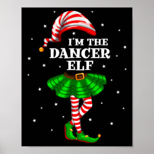 Póster Grupo familiar I'm The Dancer Elf Navidades