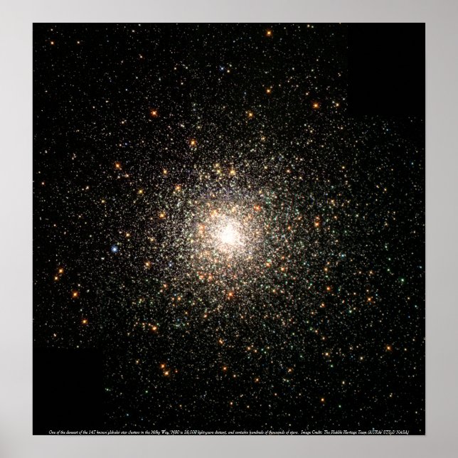 Póster Grupo Globular M80 (Frente)