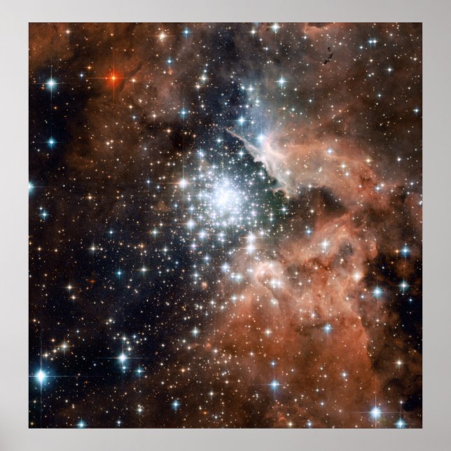 Póster Grupo joven NGC3603 (Frente)