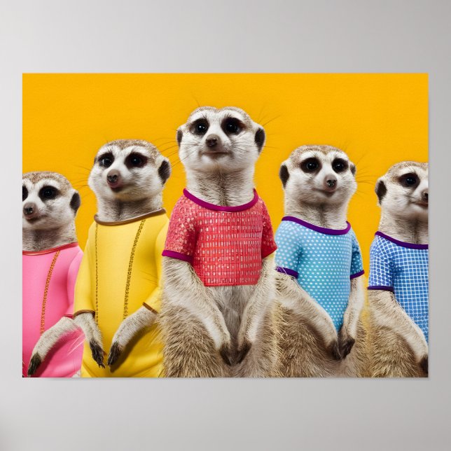 Póster Grupo Meerkat Creativo (Frente)