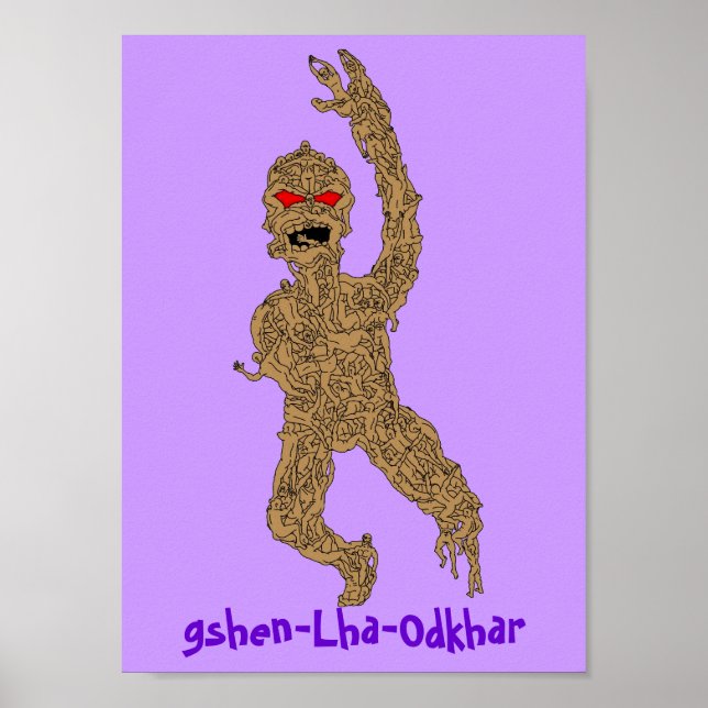 Póster gshen-Lha-Odkhar (Frente)