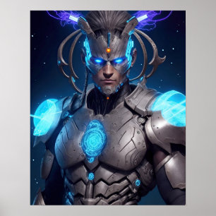 Póster Gslow Zeus Cyborg