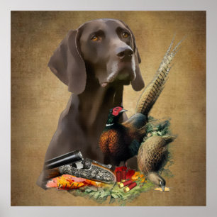 Póster GSP de punteros de corto alcance alemán