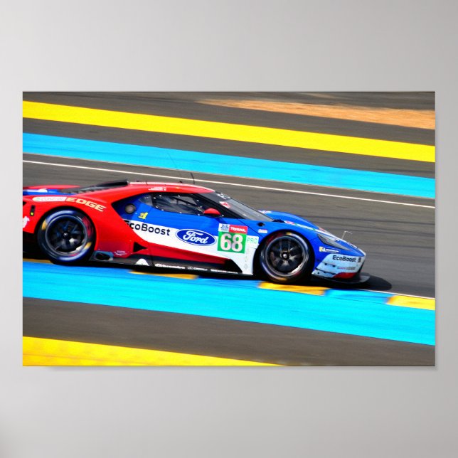 Póster GT no68 24 horas de Le Mans 2019 (Frente)