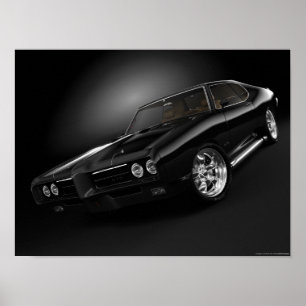 Póster gto 1969 de Pontiac " el juez" - modificado para
