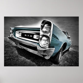 Póster GTO Pontíaco de 1966