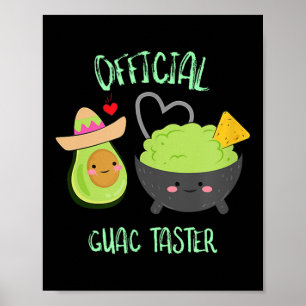 Póster Guacamole oficial Taster Cinco De Mayo Guac Shirt