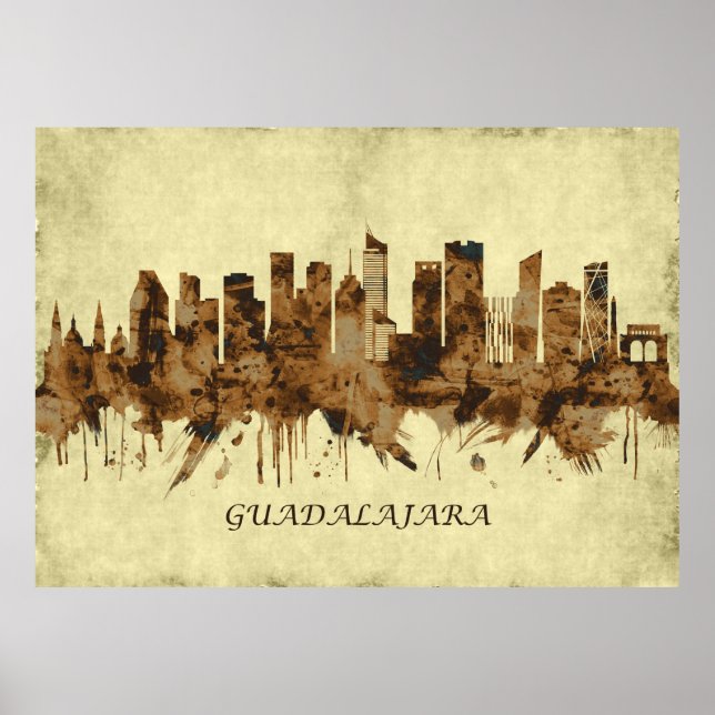 Póster Guadalajara Ciudad de México (Frente)