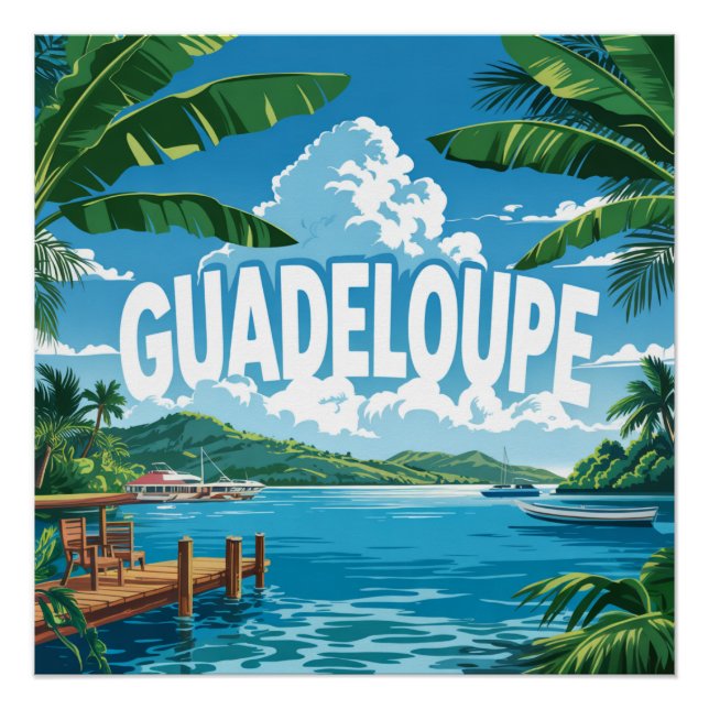PÓSTER GUADELOUPE (Anverso)