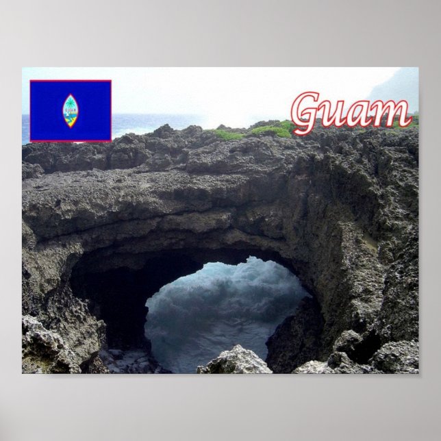 Póster Guam - (Frente)