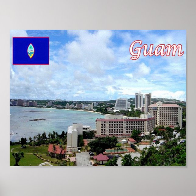Póster Guam - (Frente)