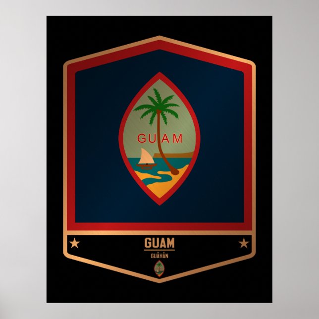 Póster Guam (Frente)