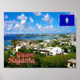Póster Guam - Hagåtña -